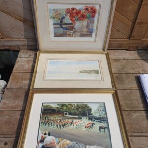 Lot 370 - 5 FRAMED PRINTS incl LTD ED ARGIE LOVER