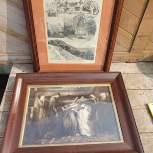 Lot 373 - QTY OF FRAMED PRINTS incl DANTE’S DREAM